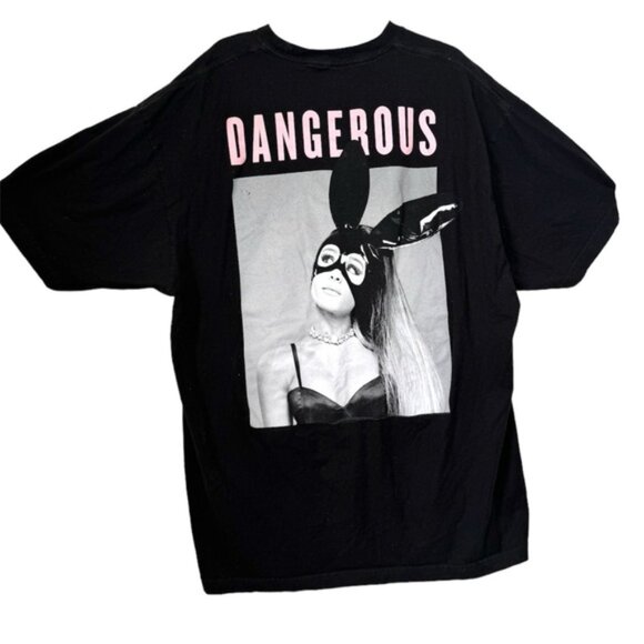 Ariana Grande Dangerous Woman 2017 Tour T Shirt Top Official Two Sided Plus 2X - Picture 1 of 12